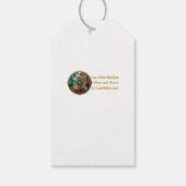 Halloween Steampunk Bosheks Cadeaulabel (Achterkant)