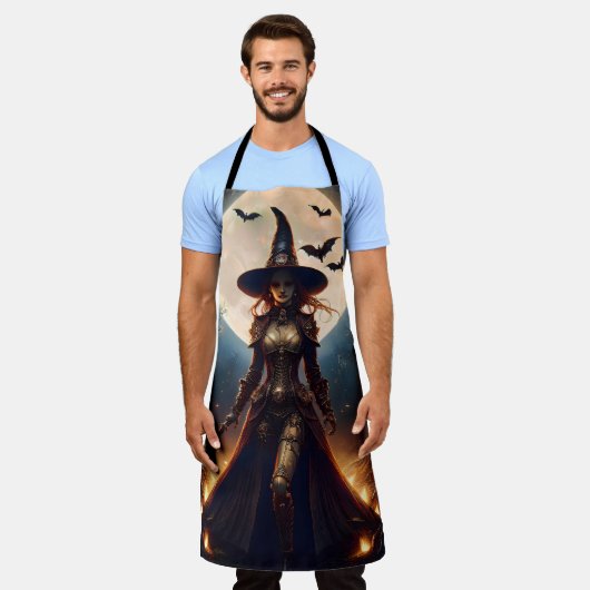 Halloween Steampunk Bosheks Schort (Gedragen)