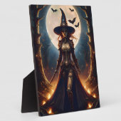 Halloween Steampunk Forest Witch Fotoplaat (Zijkant)
