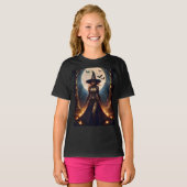 Halloween Steampunk Forest Witch T-shirt (Voorkant volledig)