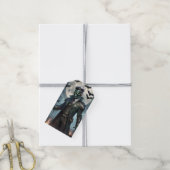 Halloween Steampunk Frankenstein-monster Cadeaulabel (Met Touw)