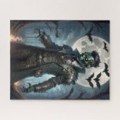 Halloween Steampunk Frankenstein-monster Legpuzzel (Horizontaal)