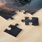 Halloween Steampunk Frankenstein-monster Legpuzzel (Zijkant)