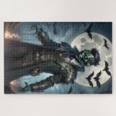 Halloween Steampunk Frankenstein-monster Legpuzzel (Horizontaal)