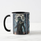 Halloween Steampunk Frankenstein-monster Mok (Links)