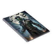 Halloween Steampunk Frankenstein-monster Notitieboek (Rechterzijde)