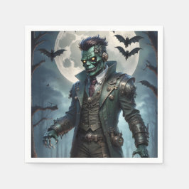 Halloween Steampunk Frankenstein-monster Servet