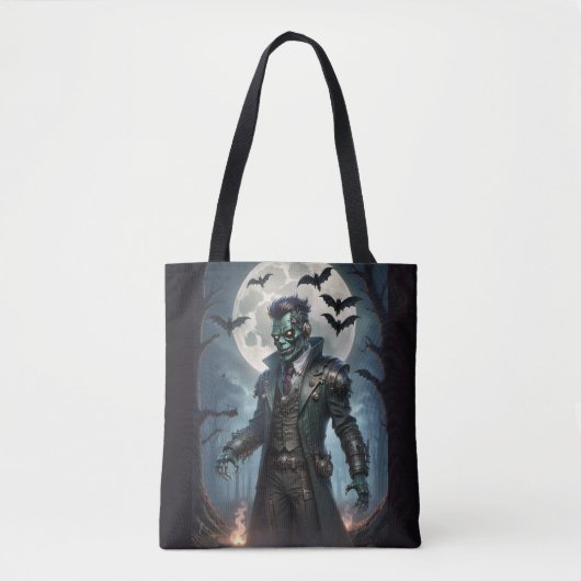 Halloween Steampunk Frankenstein-monster Tote Bag (Voorkant)