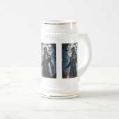 Halloween Steampunk Frankenstein's Monster Bierpul (Voorkant rechts)