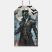 Halloween Steampunk Frankenstein's Monster Cadeaulabel (Voorkant)