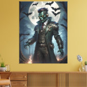 Halloween Steampunk Frankenstein's Monster Canvas Afdruk (Insitu (Woonkamer))
