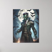 Halloween Steampunk Frankenstein's Monster Canvas Afdruk (Voorkant)