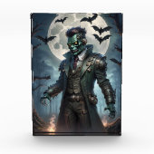 Halloween Steampunk Frankenstein's Monster Fotoblokken (Voorkant)