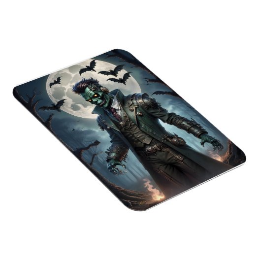 Halloween Steampunk Frankenstein's Monster Magneet (Rechterzijde)