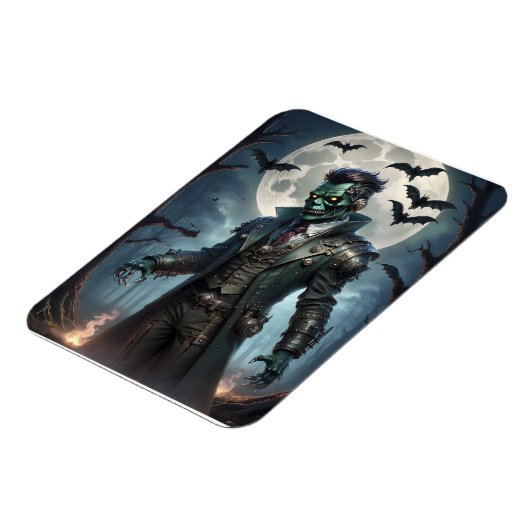 Halloween Steampunk Frankenstein's Monster Magneet (Linkerzijde)