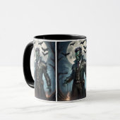 Halloween Steampunk Frankenstein's Monster Mok (Voorkant links)