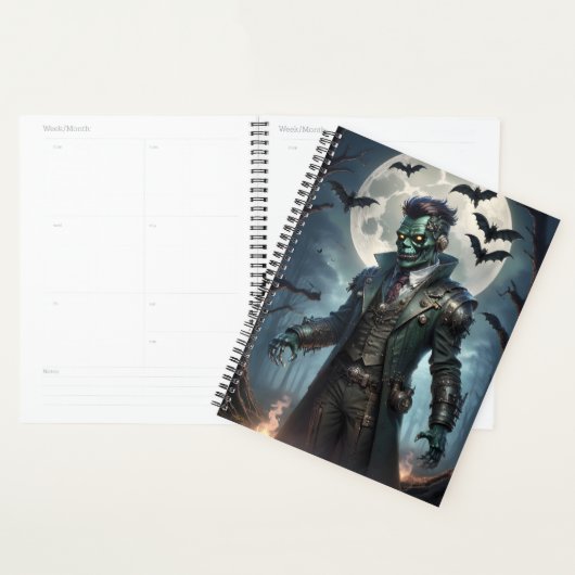 Halloween Steampunk Frankenstein's Monster Planner (Display)