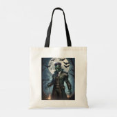 Halloween Steampunk Frankenstein's Monster Tote Bag (Achterkant)