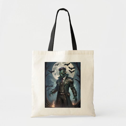 Halloween Steampunk Frankenstein's Monster Tote Bag (Voorkant)