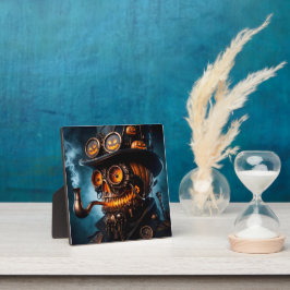 Halloween Steampunk Gotische Jack-O-Lantern Fotoplaat