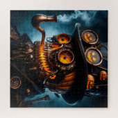 Halloween Steampunk Gotische Jack-O-Lantern Legpuzzel (Horizontaal)