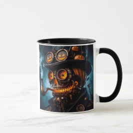 Halloween Steampunk Gotische Jack-O-Lantern Mok