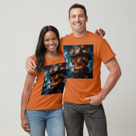 Halloween Steampunk Gotische Jack-O-Lantern T-shirt