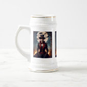 Halloween Steampunk Gotische Zombie Vampier Bierpul (Links)