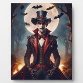 Halloween Steampunk Gotische Zombie Vampier Fotoplaat (Voorkant)