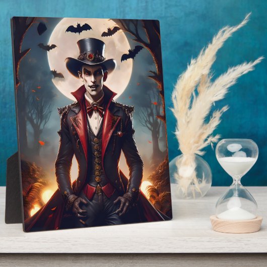 Halloween Steampunk Gotische Zombie Vampier Fotoplaat (Zijkant)