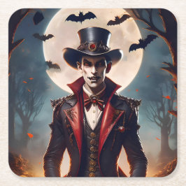 Halloween Steampunk Gotische Zombie Vampier Kartonnen Onderzetters