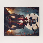Halloween Steampunk Gotische Zombie Vampier Legpuzzel (Horizontaal)