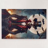 Halloween Steampunk Gotische Zombie Vampier Legpuzzel (Horizontaal)