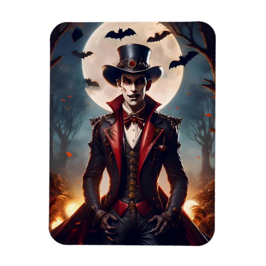 Halloween Steampunk Gotische Zombie Vampier Magneet (Verticaal)
