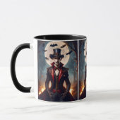 Halloween Steampunk Gotische Zombie Vampier Mok (Links)