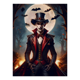 Halloween Steampunk Gotische Zombie Vampier Perfect Poster