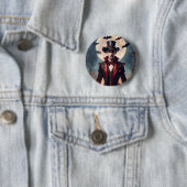 Halloween Steampunk Gotische Zombie Vampier Ronde Button 5,7 Cm (In situ)