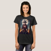 Halloween Steampunk Gotische Zombie Vampier T-shirt (Voorkant volledig)
