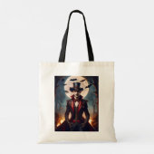 Halloween Steampunk Gotische Zombie Vampier Tote Bag (Achterkant)