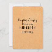 Halloween Steampunk Grijze Pompoen (Achterkant)