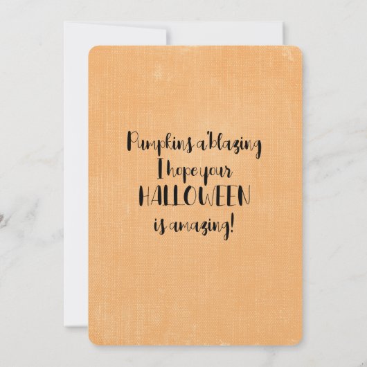 Halloween Steampunk Grijze Pompoen (Achterkant)