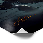 Halloween Steampunk Headless Horseman Perfect Poster (Hoek)