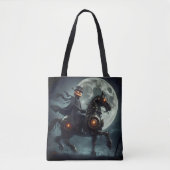 Halloween Steampunk Headless Horseman Tote Bag (Voorkant)