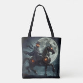 Halloween Steampunk Headless Horseman Tote Bag (Achterkant)