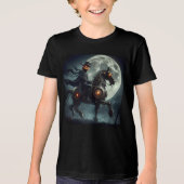 Halloween Steampunk Headless Horseman Tri-Blend Shirt (Voorkant)