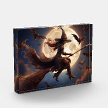 Halloween Steampunk Heks Maneschijn Vlucht