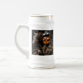 Halloween Steampunk Jack-O-Lantern Horseman Bierpul (Links)