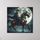 Halloween Steampunk Paard zonder Hoofd Canvas Afdruk (Voorkant)