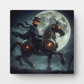 Halloween Steampunk Paard zonder Hoofd Fotoplaat (Voorkant)