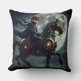 Halloween Steampunk Paard zonder Hoofd Kussen